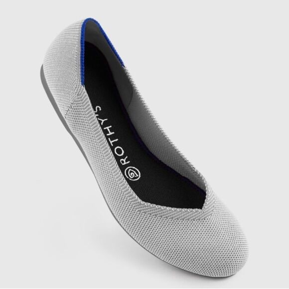 Rothy's Shoes - Rothy’s Round Toe Flax Birdseye Slip-On Ballet Flats. 7.5.